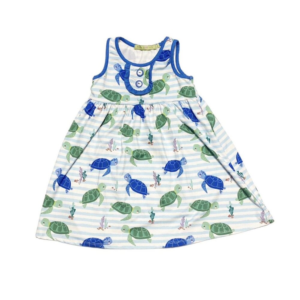 Millie Loves Lily Dress Turtle Print Size 4